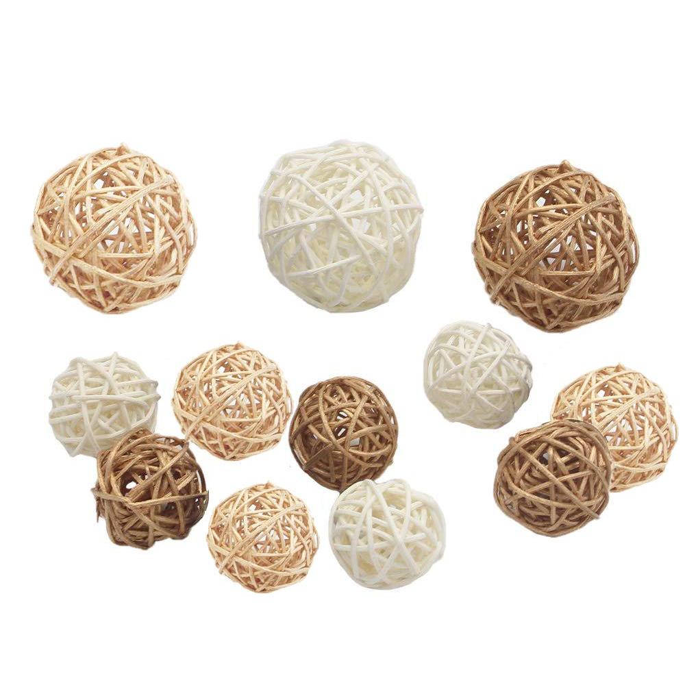 Handmade Rattan Wicker Ball Rustic Spheres Balls For Christmas Wedding Home Party Diy Decor Child Pet Toys Table Vase Filler C2Dyr, Brown
Handmade Rattan Wicker Ball Rustic Spheres Balls For Christmas Wedding Home Party Diy Decor Child Pet Toys Table Vase Filler C2Dyr, Brown