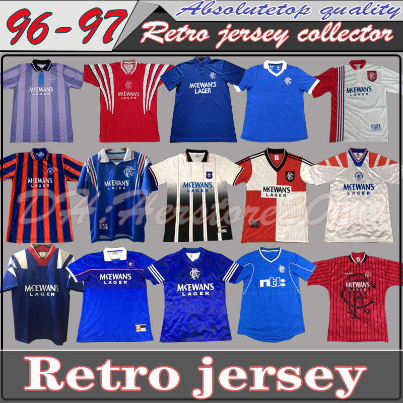 95 96 Retro Soccer Jersey Glasgow Rangers GASCOIGNE Soccer Jersey 87 90 93 97 98 99 LAUDRUP MCCOIST ALBERTZ Classic ancient Football shirt, Black;yellow
95 96 Retro Soccer Jersey Glasgow Rangers GASCOIGNE Soccer Jersey 87 90 93 97 98 99 LAUDRUP MCCOIST ALBERTZ Classic ancient Football shirt, Black;yellow