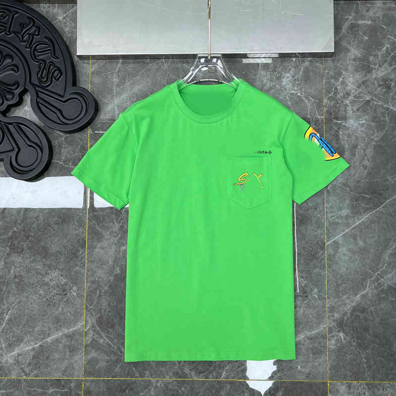 Men's T-Shirts summer Chrome // Heart graffiti short sleeve men's and wo lovers' trend loose leisure wo 5BSP, Green
Men's T-Shirts summer Chrome // Heart graffiti short sleeve men's and wo lovers' trend loose leisure wo 5BSP, Green