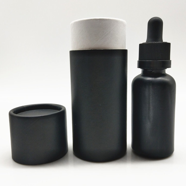 Matte Black Boston Round 1 Ounce 30ml Beard oil Body oil Dropper Bottle, Free Ship Tincture Bottles with Black Paper Tube Packaging Printed
Matte Black Boston Round 1 Ounce 30ml Beard oil Body oil Dropper Bottle, Free Ship Tincture Bottles with Black Paper Tube Packaging Printed