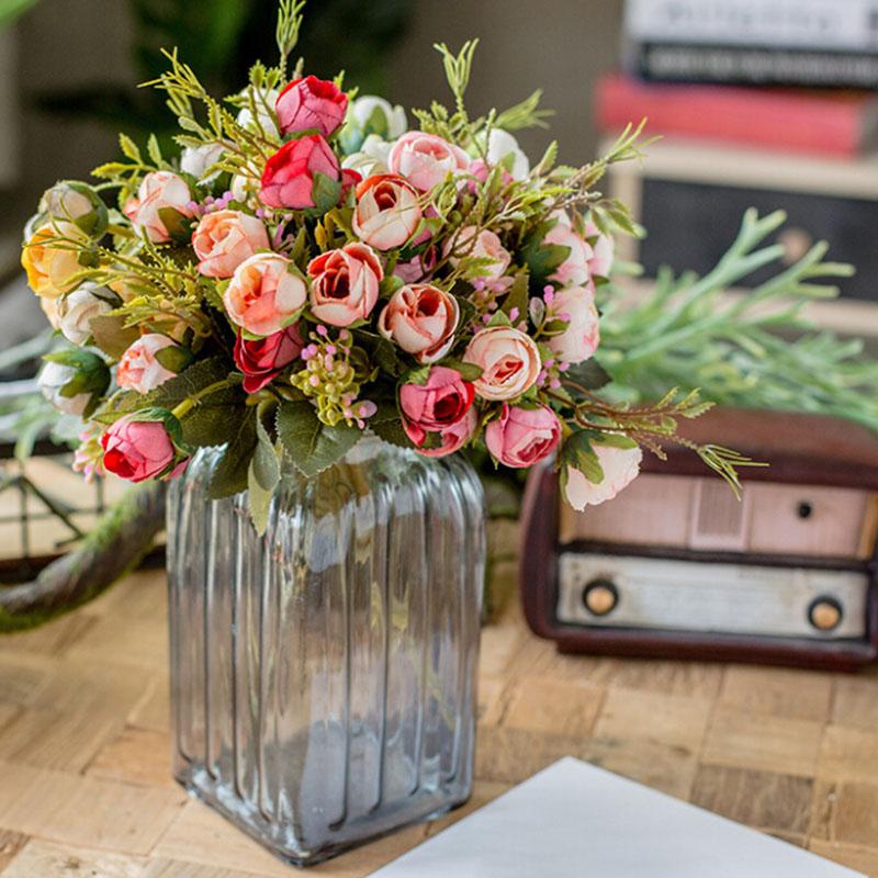 1 Bouquet 15 Buds Artificial Rose Flowers Silk Real Touch Fake Flower Leaf Plants Wedding Decoration Home Garden Floral, Green
1 Bouquet 15 Buds Artificial Rose Flowers Silk Real Touch Fake Flower Leaf Plants Wedding Decoration Home Garden Floral, Green