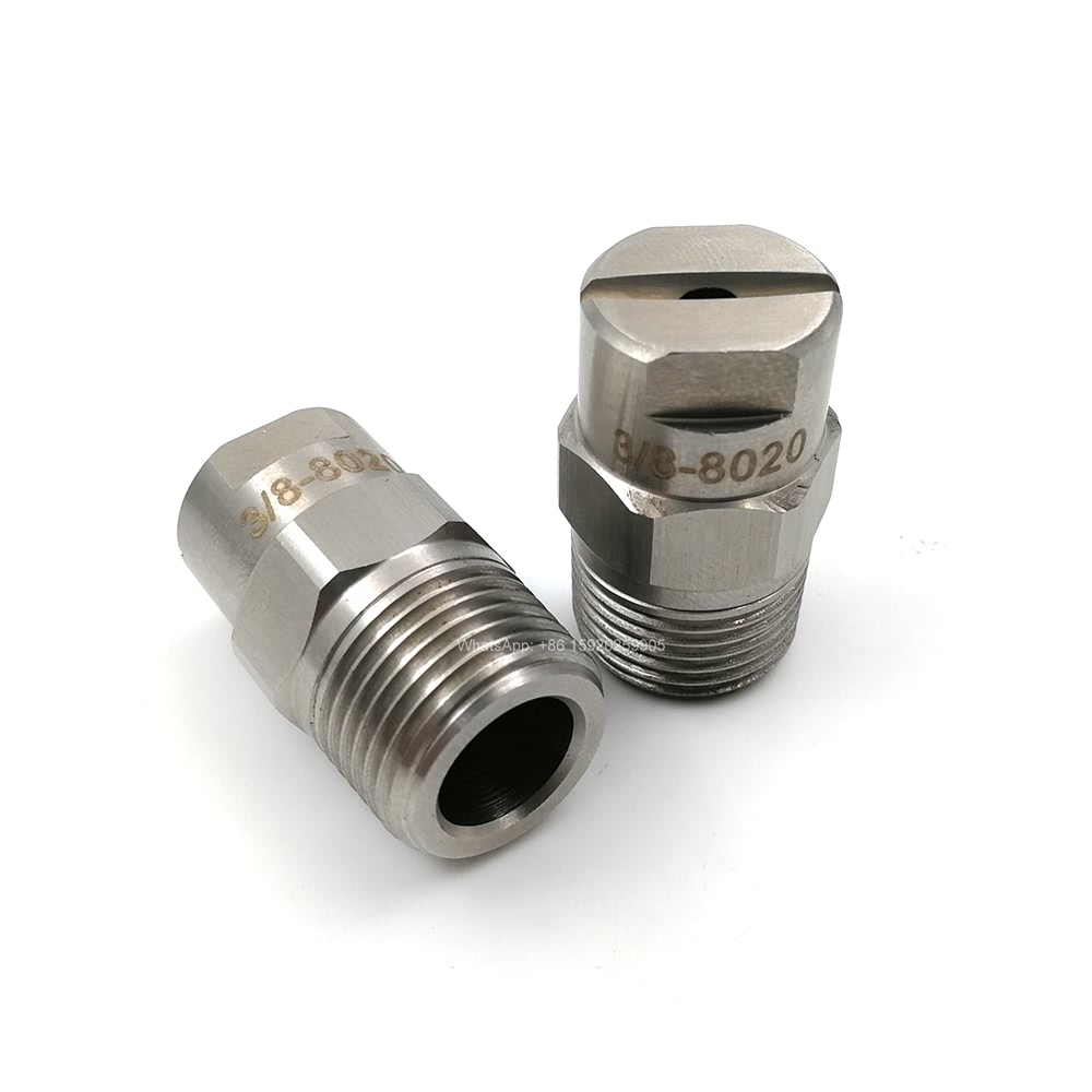 YS SS304 SS316 1/4 80 Degree HU Flat Fan Spray Car Wash Nozzle, Flat Jet Spray Nozzle
YS SS304 SS316 1/4 80 Degree HU Flat Fan Spray Car Wash Nozzle, Flat Jet Spray Nozzle