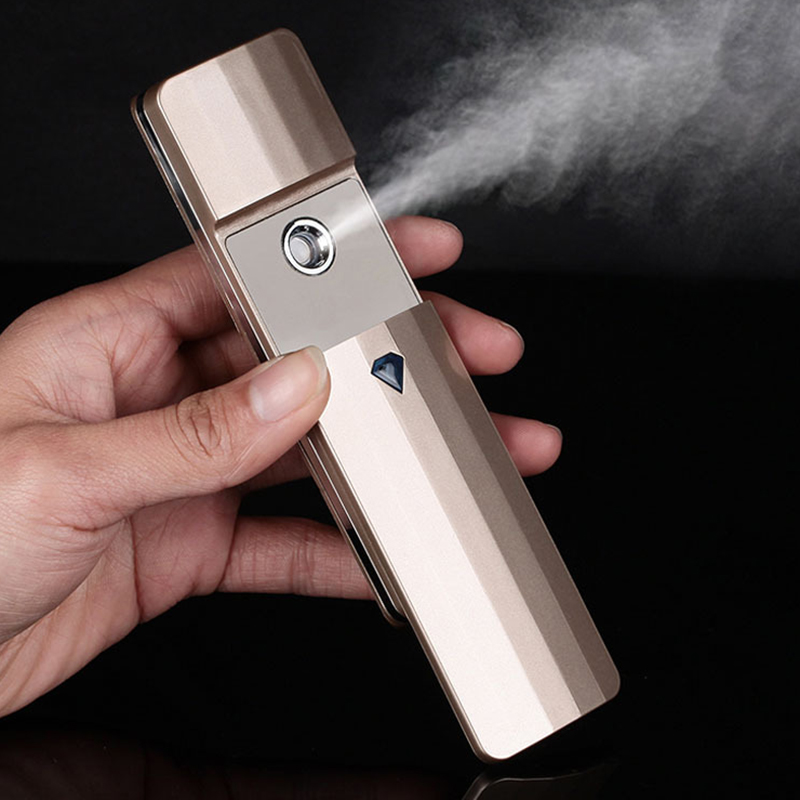 Portable Nano Spray Mist Handy Facial Steamer Mister Usb Rechargeable Visage Hydrater Hydratant Pulvérisateur Appareil Beauté Instrume