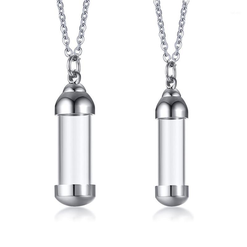 Relodi Stainless Steel Glass Pendant Can Be Opened With Perfume Bottle Necklace Jewelry For Men Women SP30701
Relodi Stainless Steel Glass Pendant Can Be Opened With Perfume Bottle Necklace Jewelry For Men Women SP30701