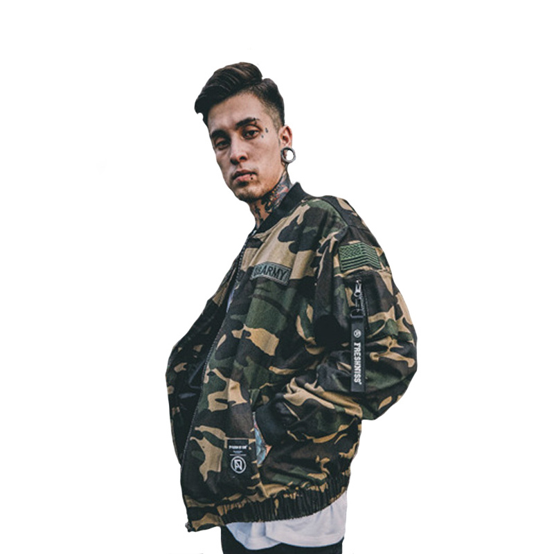 clothing Japanese men' autumn camouflage military style emblem embroidered ma1 bomber man' baseball jacket wears homme SPJC, Camouflage 1
clothing Japanese men' autumn camouflage military style emblem embroidered ma1 bomber man' baseball jacket wears homme SPJC, Camouflage 1