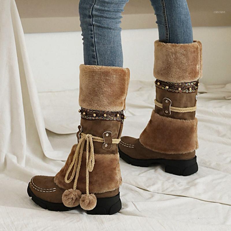 Big Size 43 Skidproof Classic Keep Warm Plush Winter Shoes Female Snow Boots Mid-Calf Women Boots1, Beige
Big Size 43 Skidproof Classic Keep Warm Plush Winter Shoes Female Snow Boots Mid-Calf Women Boots1, Beige