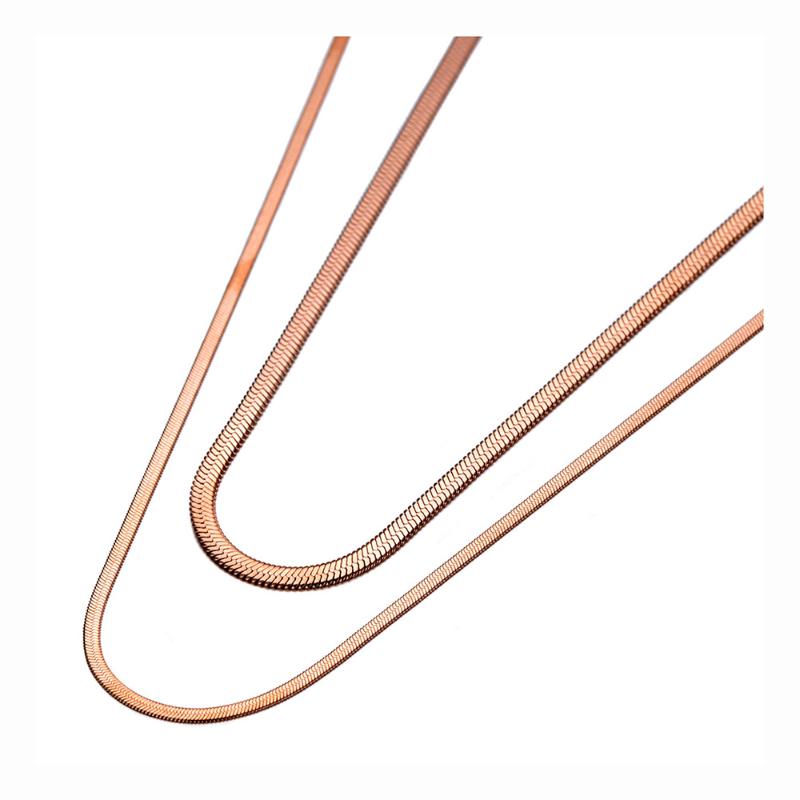 Chokers Trendy Titanium Stainless Steel Double Layer Choker Necklaces Beach Snake Chain Pendant Necklace For Women Girl N20002
Chokers Trendy Titanium Stainless Steel Double Layer Choker Necklaces Beach Snake Chain Pendant Necklace For Women Girl N20002