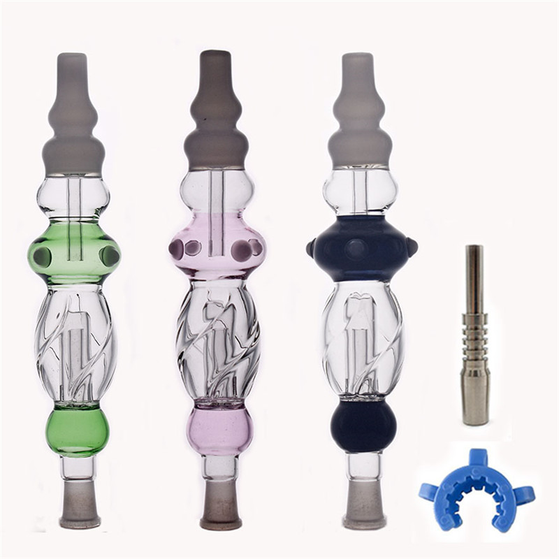 Hot Selling 9inch Glass Collector kits with 14mm Titanium Tip Titanium Nail Glass water Bongs Dab Straw oil rigs with plastic clip
Hot Selling 9inch Glass Collector kits with 14mm Titanium Tip Titanium Nail Glass water Bongs Dab Straw oil rigs with plastic clip