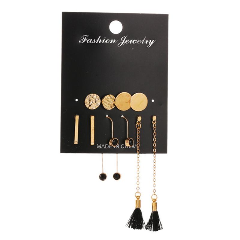 New Styles Fashion Long Tassel Stud Earrings Set For Women Bohemian Disc Geometric Earring Christmas Brincos Female Jewelry 2021
New Styles Fashion Long Tassel Stud Earrings Set For Women Bohemian Disc Geometric Earring Christmas Brincos Female Jewelry 2021