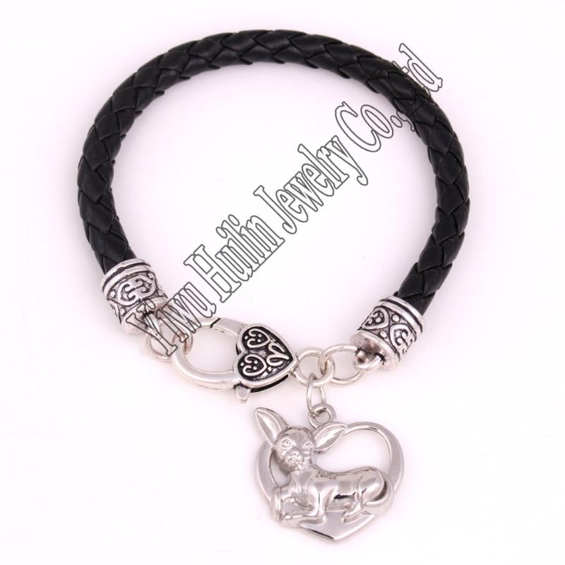 Fashion rhodium plated Cute Chihuahua Dog Animal Jewelry charm rope chain bracelet
Fashion rhodium plated Cute Chihuahua Dog Animal Jewelry charm rope chain bracelet