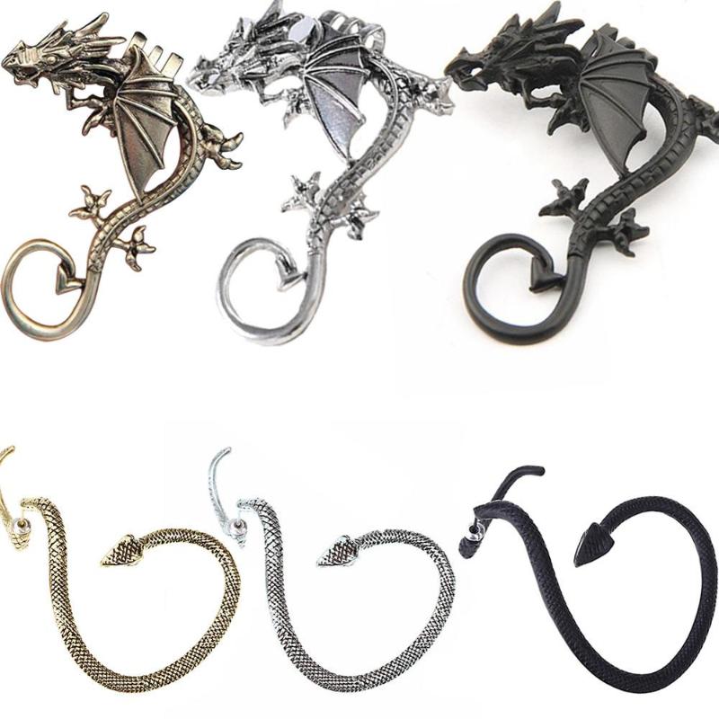 Stud Dragon Snake Earrings Ear Cuff Punk Gothic Rock Animal Cuffs For Women Fashion Halloween Jewelry Gifts
Stud Dragon Snake Earrings Ear Cuff Punk Gothic Rock Animal Cuffs For Women Fashion Halloween Jewelry Gifts
