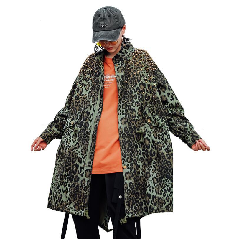 Autumn 2021 Korean Luxury Ladies Ladies'female Punk Leopard Long Trench Coats Vintage Windbreakers Plus Size Streetwear P112 W695
Autumn 2021 Korean Luxury Ladies Ladies'female Punk Leopard Long Trench Coats Vintage Windbreakers Plus Size Streetwear P112 W695