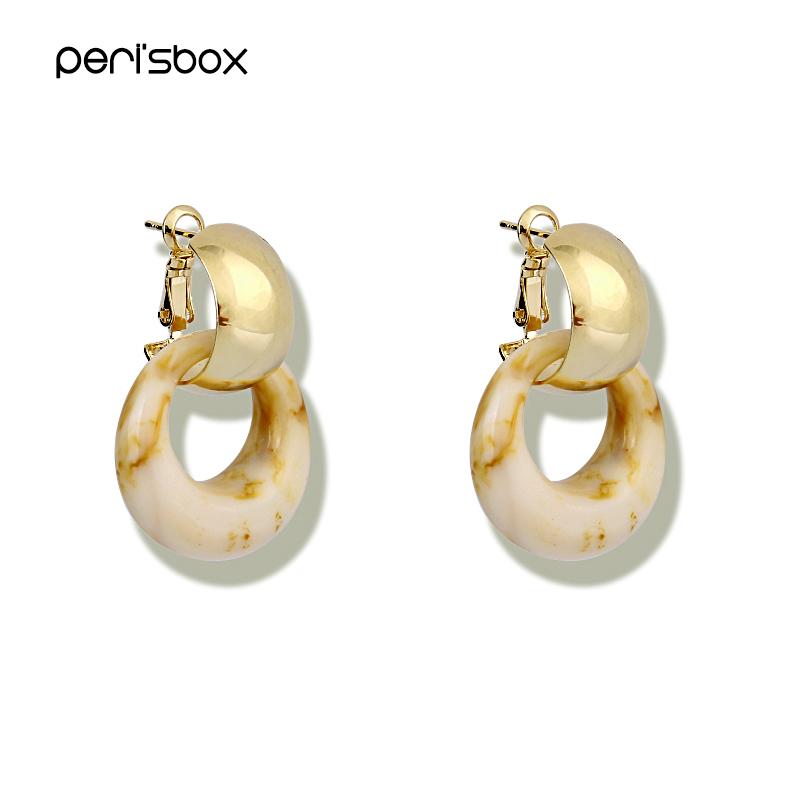 Peri'sBox Geometric Acetate Imitation Marble Hoop Earrings for Women Double Circle Charms Earrings Vintage Small Hoops
Peri'sBox Geometric Acetate Imitation Marble Hoop Earrings for Women Double Circle Charms Earrings Vintage Small Hoops