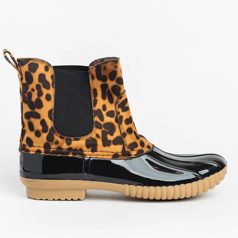 Autumn Winter Boots New Duck Boots Women Leopard Ankle Waterproof Water Shoes Women Booties Rain Female Plus Size 43, Ly-3333-pink
Autumn Winter Boots New Duck Boots Women Leopard Ankle Waterproof Water Shoes Women Booties Rain Female Plus Size 43, Ly-3333-pink