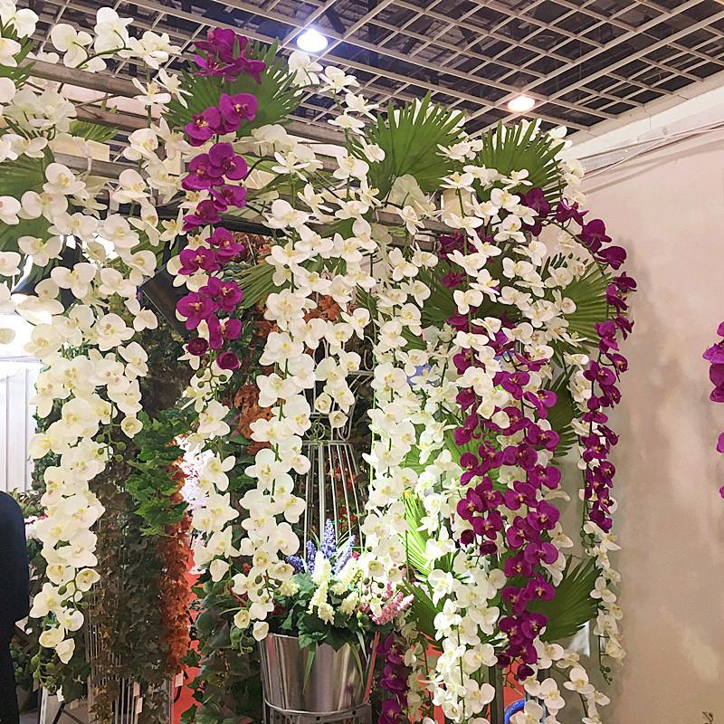 1pcs 2m artificial orchid silk flowers garlands of artificial flowers Home fashion party wedding decorative, Blue
1pcs 2m artificial orchid silk flowers garlands of artificial flowers Home fashion party wedding decorative, Blue