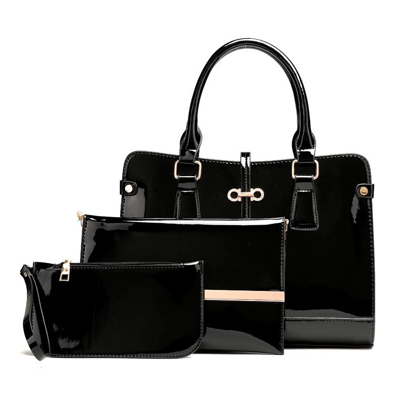 Bags bag messenger bag new one-shoulder fashion trend patent leather bright pu handbag 2021, Black
Bags bag messenger bag new one-shoulder fashion trend patent leather bright pu handbag 2021, Black