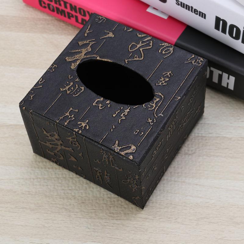 1 pc Desktop Tissue Box Wooden Square Retro Leather Napkin Case Paper Holder for Office Home Restaurant Car
1 pc Desktop Tissue Box Wooden Square Retro Leather Napkin Case Paper Holder for Office Home Restaurant Car