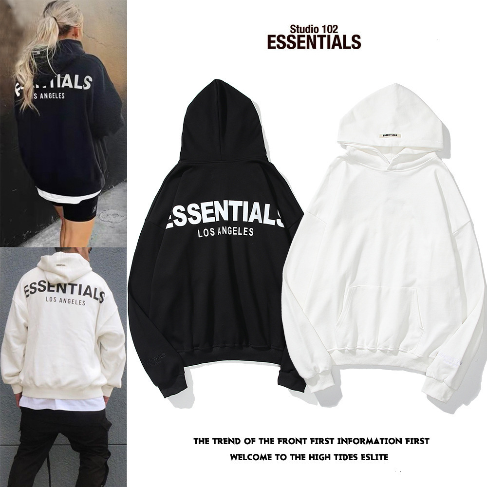 Fog fear of God essentials double line la Limited Los Angeles sweater 3M reflective letter Hoodie, Black;brown
Fog fear of God essentials double line la Limited Los Angeles sweater 3M reflective letter Hoodie, Black;brown