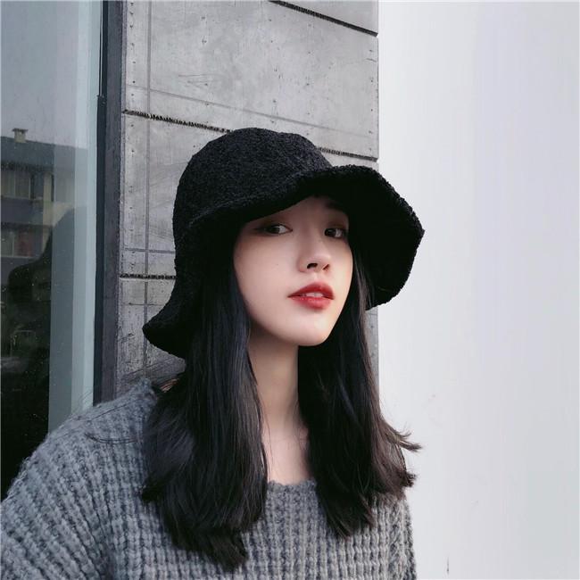 Hat Women's Ruffled Solid Color Casual Retro Hat Autumn/winter Fashion Woolen Big Brim Fisherman, Black
Hat Women's Ruffled Solid Color Casual Retro Hat Autumn/winter Fashion Woolen Big Brim Fisherman, Black