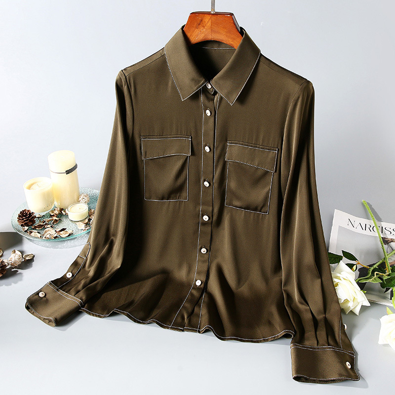 2020 Shirt New Solid Cardigan Temperament Female Top Spring Summer European and Boutique Feminine Wear 17p4, See chart
2020 Shirt New Solid Cardigan Temperament Female Top Spring Summer European and Boutique Feminine Wear 17p4, See chart