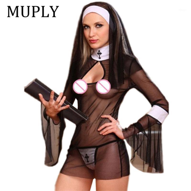 2020 New Sexy Costume Women Cosplay Nuns Uniform Transparent Sexy Lingerie Exotic Nun Halloween Costumes Dress Outfit Clothing1, White
2020 New Sexy Costume Women Cosplay Nuns Uniform Transparent Sexy Lingerie Exotic Nun Halloween Costumes Dress Outfit Clothing1, White
