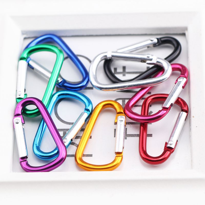 Carabiner Ring Keyrings Key Chain Outdoor Sports Camp Snap Clip Hook Keychains Hiking Aluminum Metal Stainless Steel Hiking FY2720
Carabiner Ring Keyrings Key Chain Outdoor Sports Camp Snap Clip Hook Keychains Hiking Aluminum Metal Stainless Steel Hiking FY2720