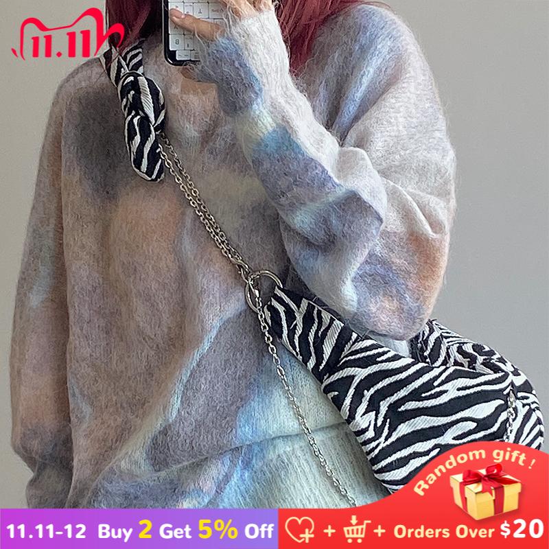 Zebra Pattern Women Hobos Crossbody Bag Casual Large Capacity Female Chain Shoulder Bag Fashion Ladies Tote Small Purse Handbags
Zebra Pattern Women Hobos Crossbody Bag Casual Large Capacity Female Chain Shoulder Bag Fashion Ladies Tote Small Purse Handbags