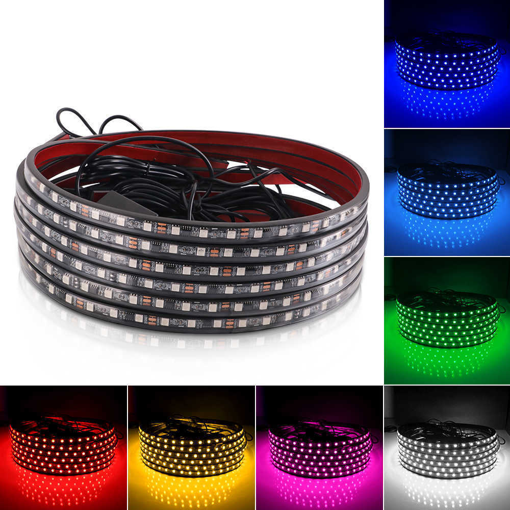 New 2021 Car Underglow LED Strip Lights App Control RGB Neon Atmosphere Lights Bar Flexible Chassis Decoration Lamp Accessories 12V