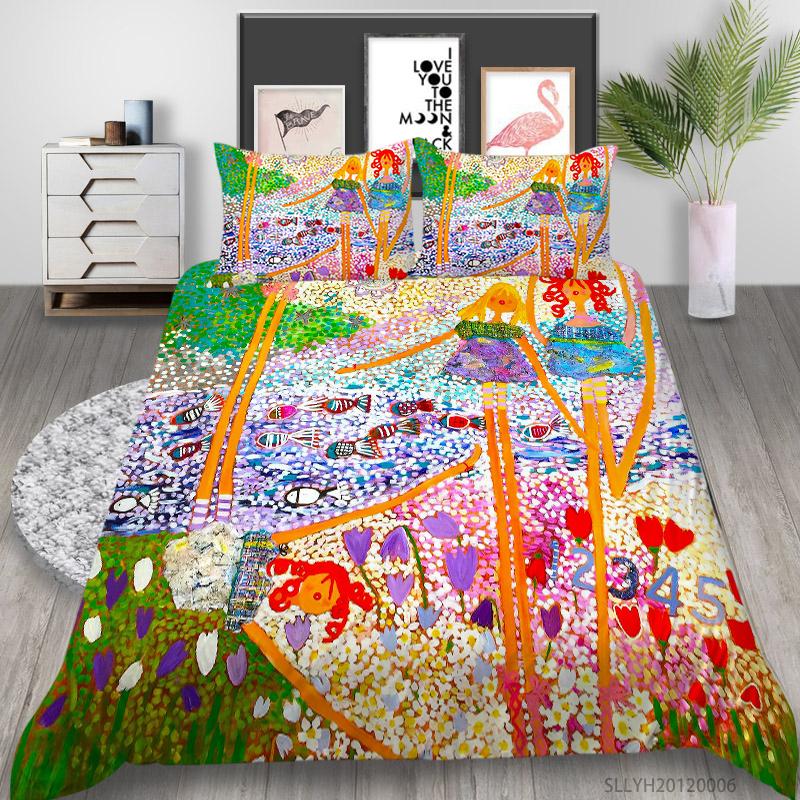 3D Bedding Set Oil Painting Watercolor Flower Print Duvet Cover Set Pillowcase Creative Bed 2/3 Pcs For All Seasons, Style 6
3D Bedding Set Oil Painting Watercolor Flower Print Duvet Cover Set Pillowcase Creative Bed 2/3 Pcs For All Seasons, Style 6