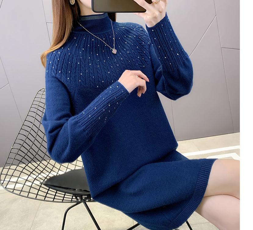 2021 spring and autumn winter with New style fashion Long sleeve Women' Sweater coat@219, Black
2021 spring and autumn winter with New style fashion Long sleeve Women' Sweater coat@219, Black