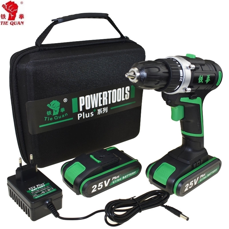25V power tools Cordless Electric Screwdriver Mini Drill drilling EU plug 201225