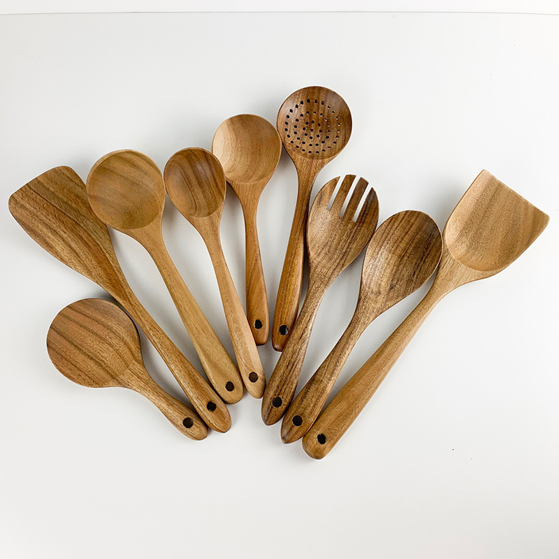 2021 New 9pcs/set Non-stick Spatula Spoons Long Handle Wooden Spoon Cooking Kitchen Utensils Set 4nfk
2021 New 9pcs/set Non-stick Spatula Spoons Long Handle Wooden Spoon Cooking Kitchen Utensils Set 4nfk