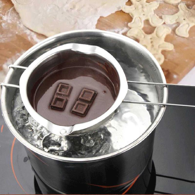 Stainless Steel Chocolate Butter Milt Melt Ting Bowl Long Grip Handle DIY Pastry Cooking Dessert Baking Pastry KKitchen Tool
Stainless Steel Chocolate Butter Milt Melt Ting Bowl Long Grip Handle DIY Pastry Cooking Dessert Baking Pastry KKitchen Tool