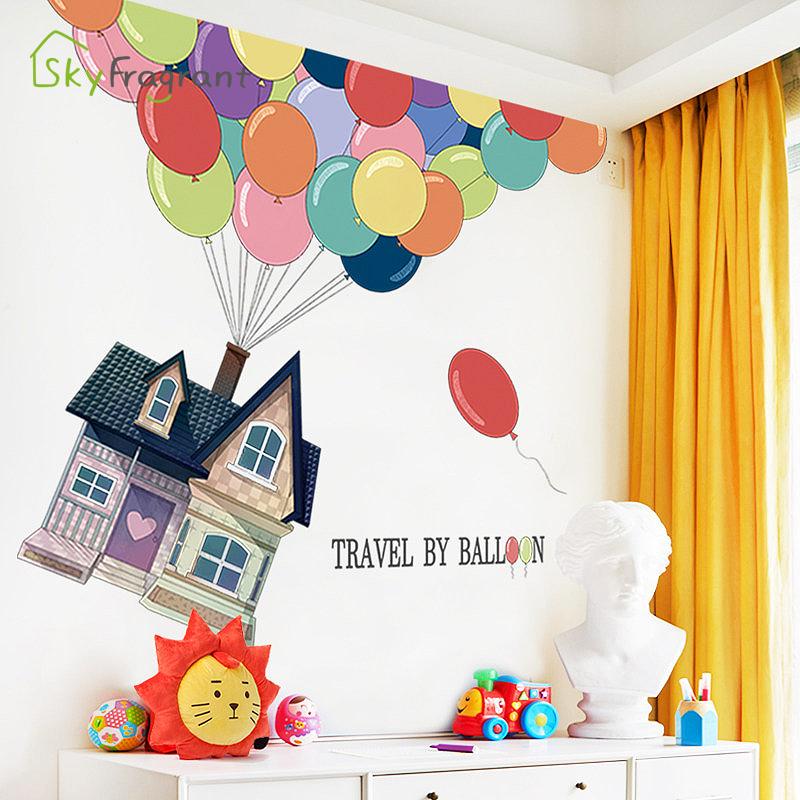 Creative house balloon wall sticker large poster home decor self-adhesive stickers bedroom decor wall room decoration
Creative house balloon wall sticker large poster home decor self-adhesive stickers bedroom decor wall room decoration