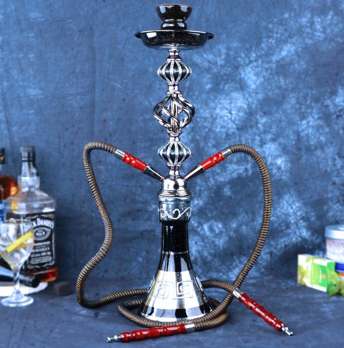 Manufacturer's direct sale of high grade large double tube glass water pipe kettle Hookah Shisha
Manufacturer's direct sale of high grade large double tube glass water pipe kettle Hookah Shisha