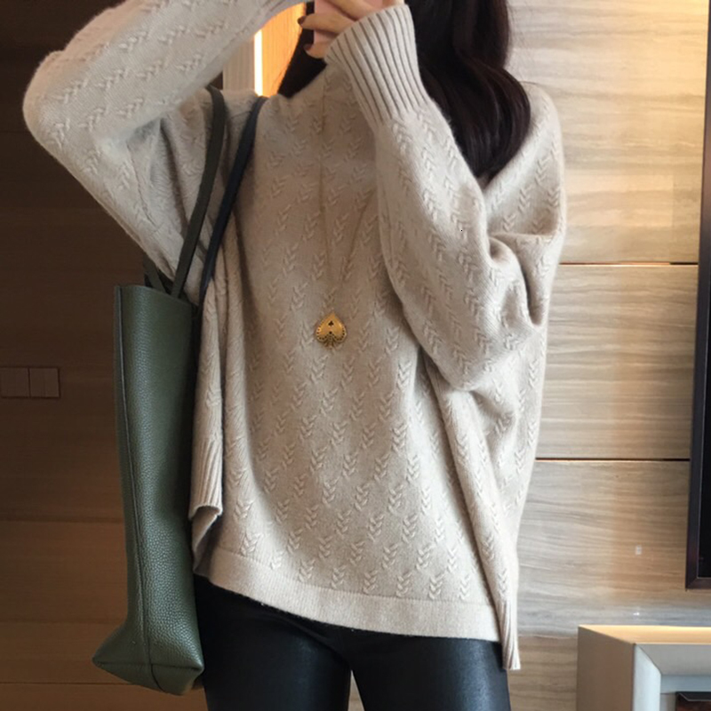 2021 New Hot Sale Loose Women Sweater 100% Cashmere and Wool Knitted Jumpers Turtleneck 2colors Pullovers Ladies Clothes 1beq, Gray
2021 New Hot Sale Loose Women Sweater 100% Cashmere and Wool Knitted Jumpers Turtleneck 2colors Pullovers Ladies Clothes 1beq, Gray