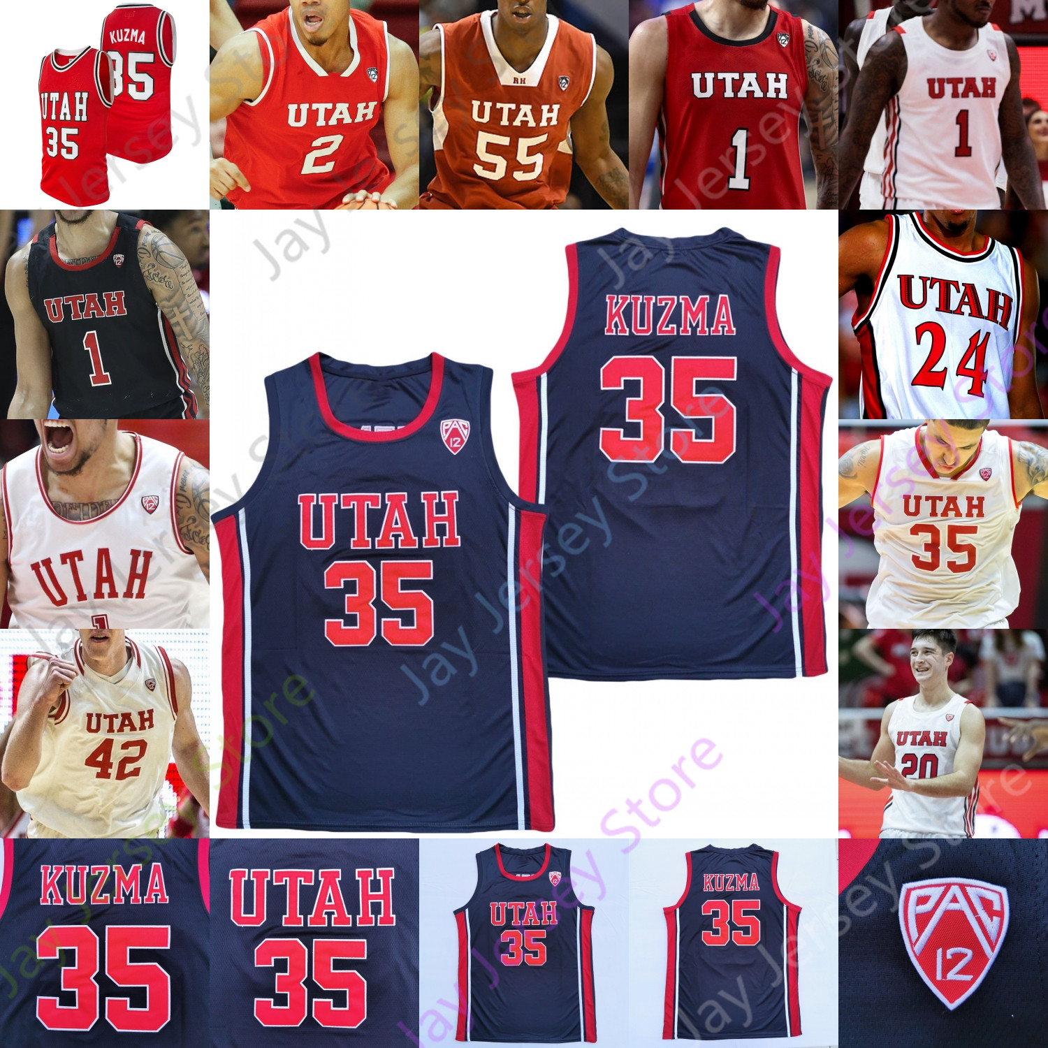Utah Utes Basketball Jersey NCAA College Kuzma Both Gach Branden Carlson David Jenkins Jr. Rollie Worster Lazar Stefanovic Allen Rylan Jones Plummer Battin Chambers, White i
Utah Utes Basketball Jersey NCAA College Kuzma Both Gach Branden Carlson David Jenkins Jr. Rollie Worster Lazar Stefanovic Allen Rylan Jones Plummer Battin Chambers, White i