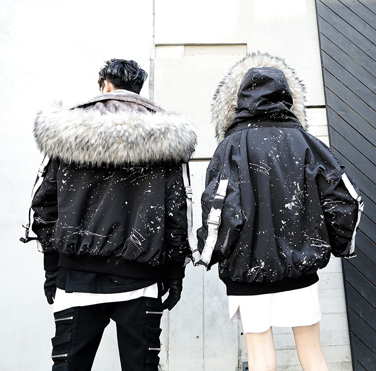 New Winter Coat Men Fur Coat Oversize Men Hoody Long Sleeve Fur Jacket 201027