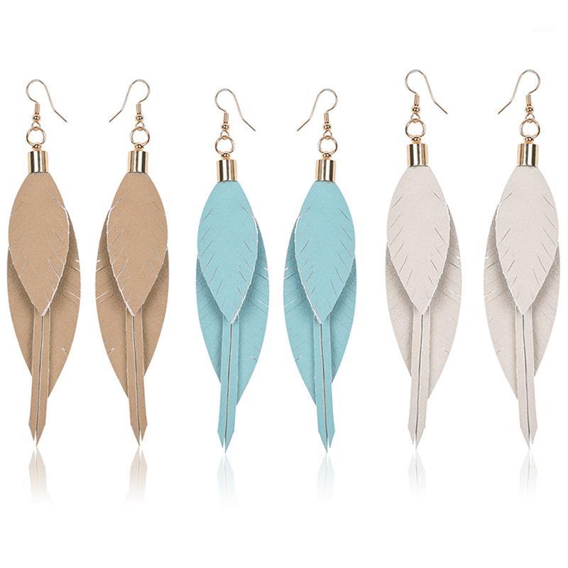 Double Layer PU Leather Leaf Earrings Long Ladies Fashion Temperament Earrings 3 Pairs1
Double Layer PU Leather Leaf Earrings Long Ladies Fashion Temperament Earrings 3 Pairs1