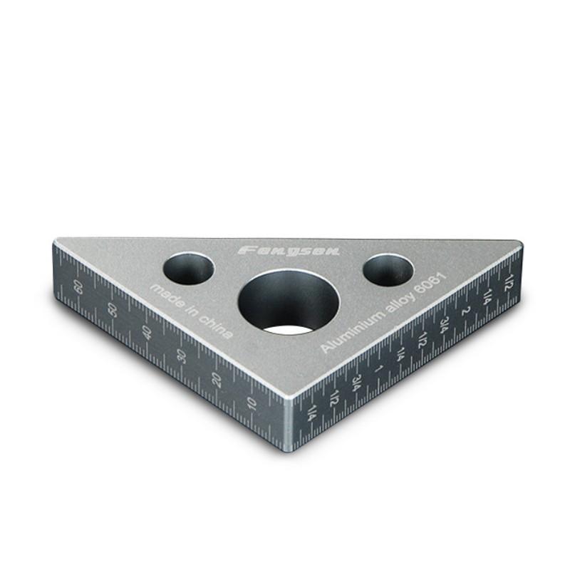 inch metric Triangle ruler 45 Degree Aluminum Alloy Angle Ruler Workshop Carpenter Woodworking square Multifunction Tool
inch metric Triangle ruler 45 Degree Aluminum Alloy Angle Ruler Workshop Carpenter Woodworking square Multifunction Tool
