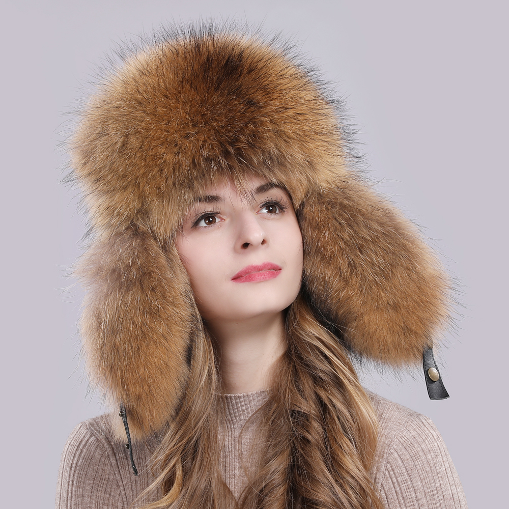 In the open air 100% natural bomber hat shear warm winter soft real fox skin feminine genuine leather hats, Black
In the open air 100% natural bomber hat shear warm winter soft real fox skin feminine genuine leather hats, Black