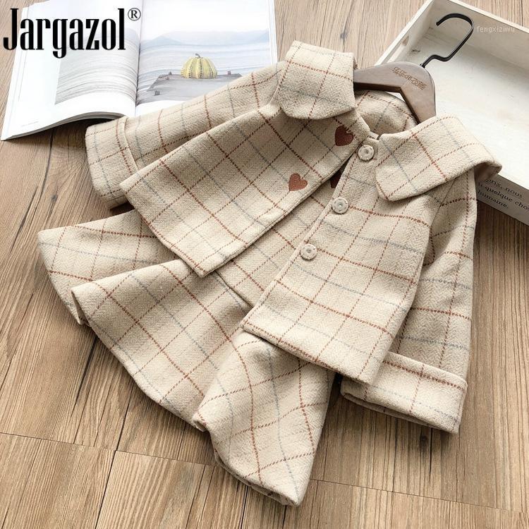 Girls Clothes Set Plaid Thick Dress and Jacket Winter Outfits Warm Outerwear Coat for Baby Girl 2020 New Design Clothing Suit1, Khaki
Girls Clothes Set Plaid Thick Dress and Jacket Winter Outfits Warm Outerwear Coat for Baby Girl 2020 New Design Clothing Suit1, Khaki