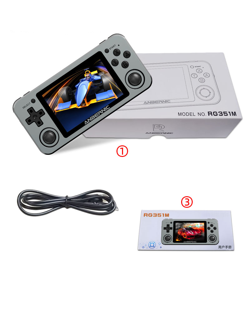 ANBERNIC RG351M RG351P Retro Video Game Console Aluminum Alloy Shell 2500 RG351 Handheld Playe
ANBERNIC RG351M RG351P Retro Video Game Console Aluminum Alloy Shell 2500 RG351 Handheld Playe