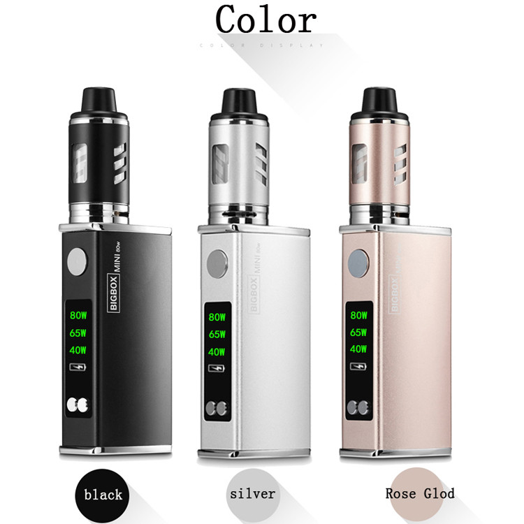 Electronic Cigarette 80w Vape Kit module 2200mAh battery adjustable voltage Big Smoke mini BIGBOX vape 2Ml 2200Mah Vaporizer Mod Starter Kit
Electronic Cigarette 80w Vape Kit module 2200mAh battery adjustable voltage Big Smoke mini BIGBOX vape 2Ml 2200Mah Vaporizer Mod Starter Kit