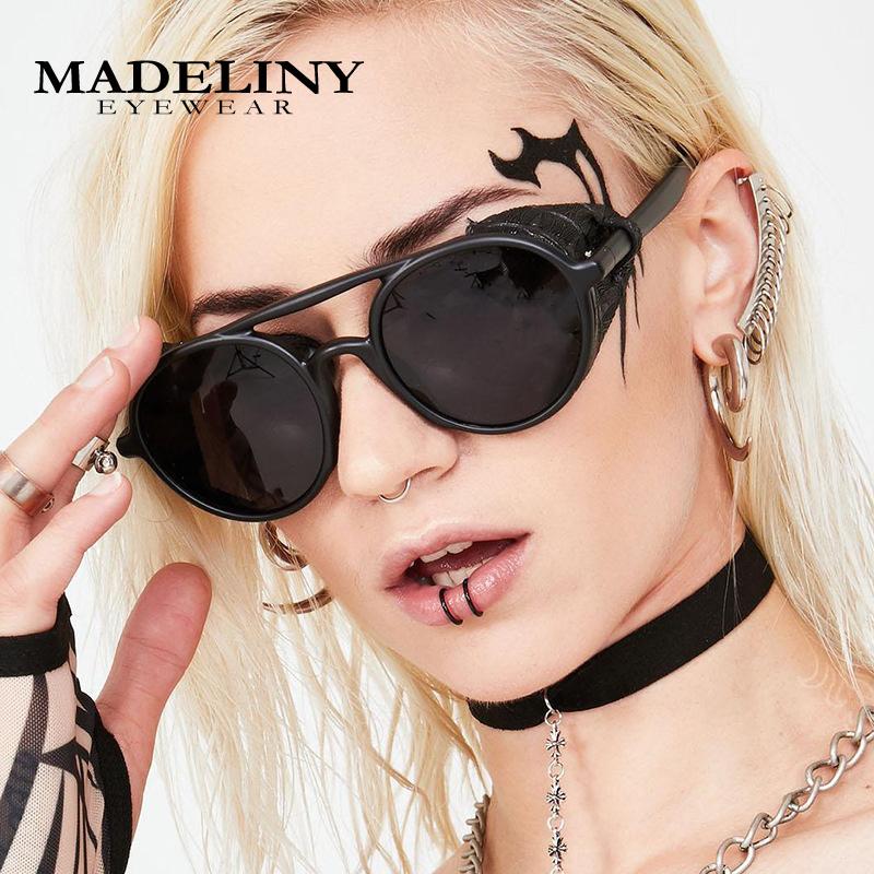 MADELINY Luxury Steampunk Sunglasses Men Vintage Glasses for Men/Women Brand Sunglasses Men Punk Retro MA009
MADELINY Luxury Steampunk Sunglasses Men Vintage Glasses for Men/Women Brand Sunglasses Men Punk Retro MA009
