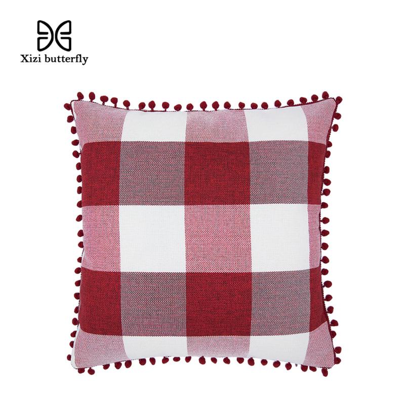 Retro Ball Cushion Cover 45x45 Plaid with Tassel Pillowcase Sofa Cushions Car Pillow Cases Cotton Linen Pillow Cover Home Decor, Color8
Retro Ball Cushion Cover 45x45 Plaid with Tassel Pillowcase Sofa Cushions Car Pillow Cases Cotton Linen Pillow Cover Home Decor, Color8