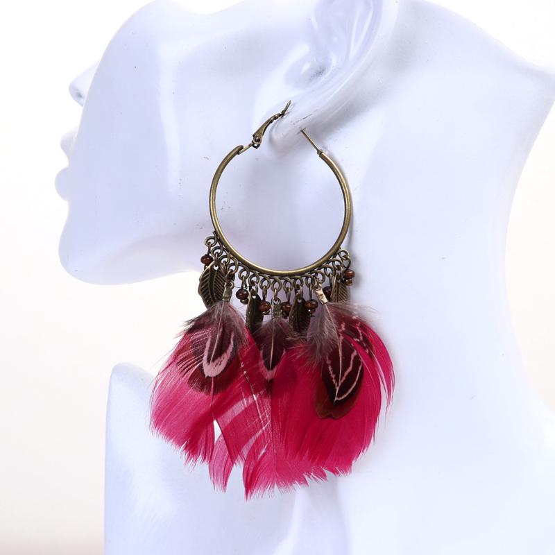 Hoop & Huggie DoreenBeads 2021 Bohemia Feather Earrings For Women Girls Boho Chic Vintage Exaggerated Tassel 11x4cm 1 Pair
Hoop & Huggie DoreenBeads 2021 Bohemia Feather Earrings For Women Girls Boho Chic Vintage Exaggerated Tassel 11x4cm 1 Pair