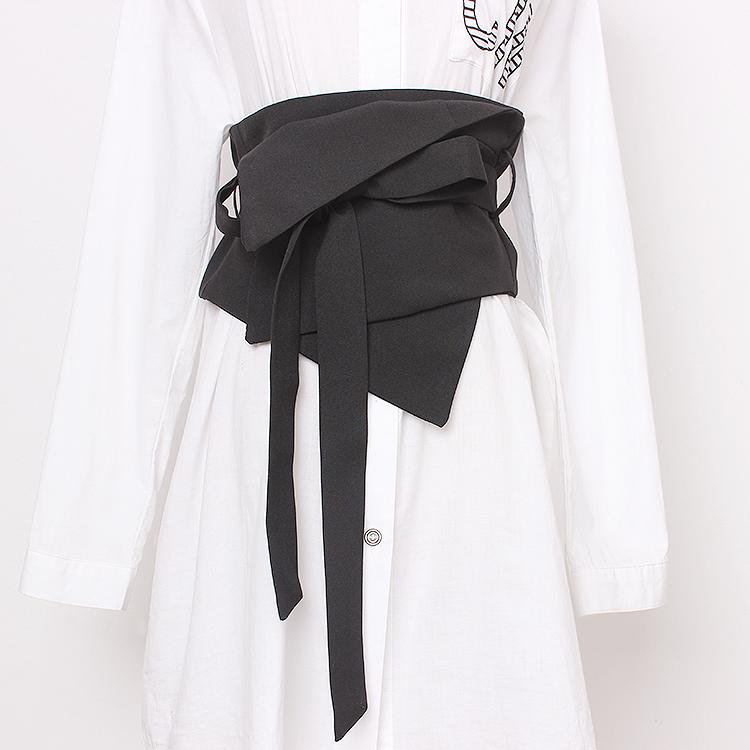 Women's runway fashion black fabric Cummerbunds female Dress Corsets Waistband Belts decoration wide belt TB1267
Women's runway fashion black fabric Cummerbunds female Dress Corsets Waistband Belts decoration wide belt TB1267