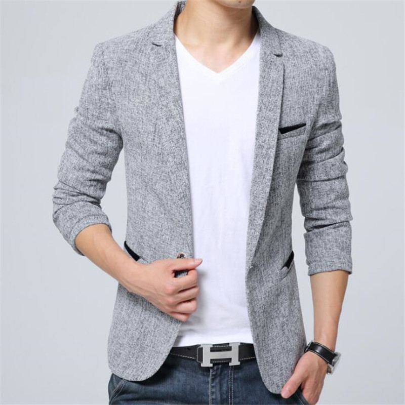 Men Blazer New Men's One Button Casual Blazers Fashion Mens Suit Jacket Brand Dress Coat Gentleman Outerwear, Black
Men Blazer New Men's One Button Casual Blazers Fashion Mens Suit Jacket Brand Dress Coat Gentleman Outerwear, Black