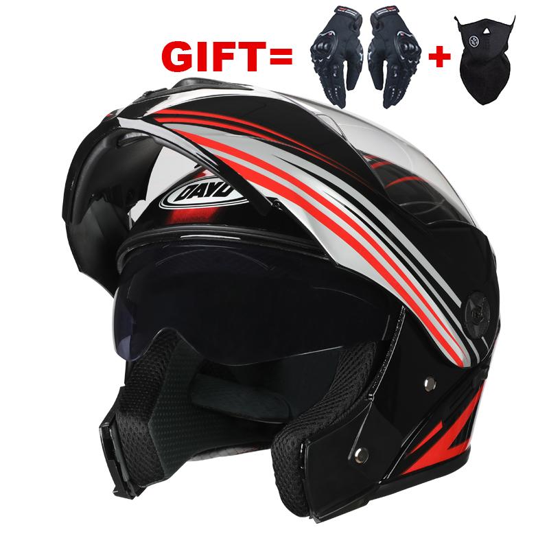 Motorcycle Helmet With Dual Visor DOT Approved Flip Up Racing Motos Helmet Full Face Fit For Men Women With Cuernoshe, C2
Motorcycle Helmet With Dual Visor DOT Approved Flip Up Racing Motos Helmet Full Face Fit For Men Women With Cuernoshe, C2
